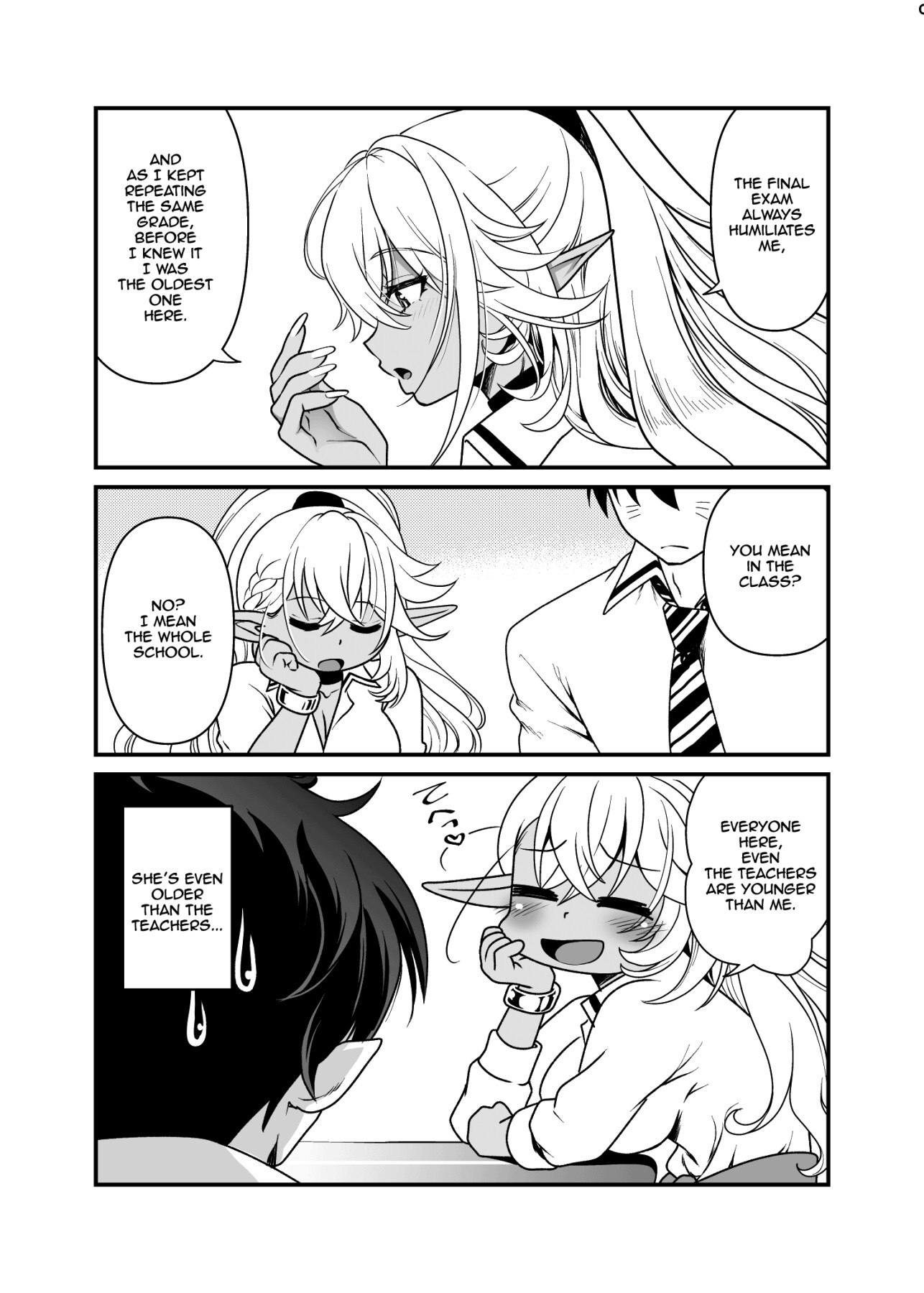 Hentai Manga Comic-I'm the Only Guy in a School Full of Lusty Demi-humans Dark Elf High School Collection-Read-12